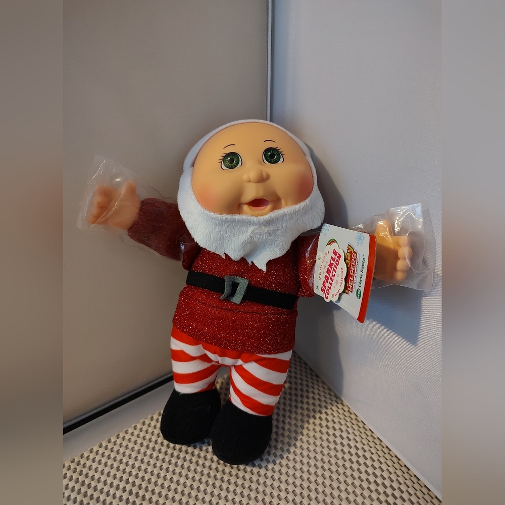Cabbage Patch Kids Holiday Helpers Chris Santa #149 NWT Doll Sparkle Collection